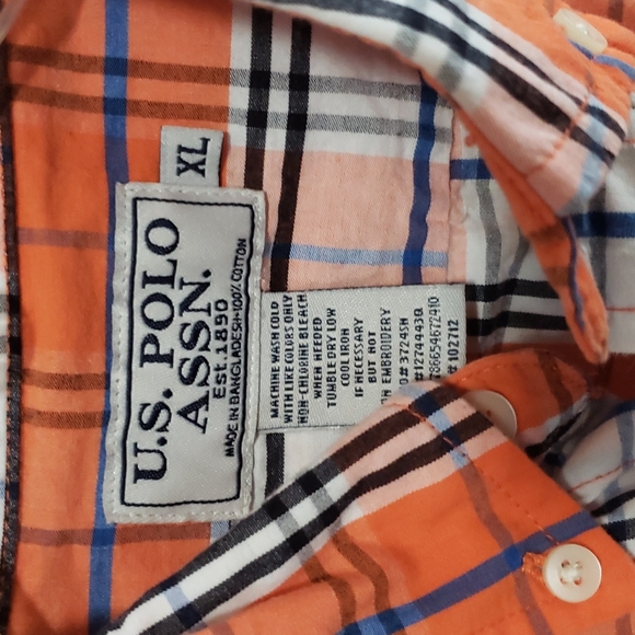 SALE⚡️U.S. POLO ASSN. BUTTON UP SZ XL - Picture 3 of 6